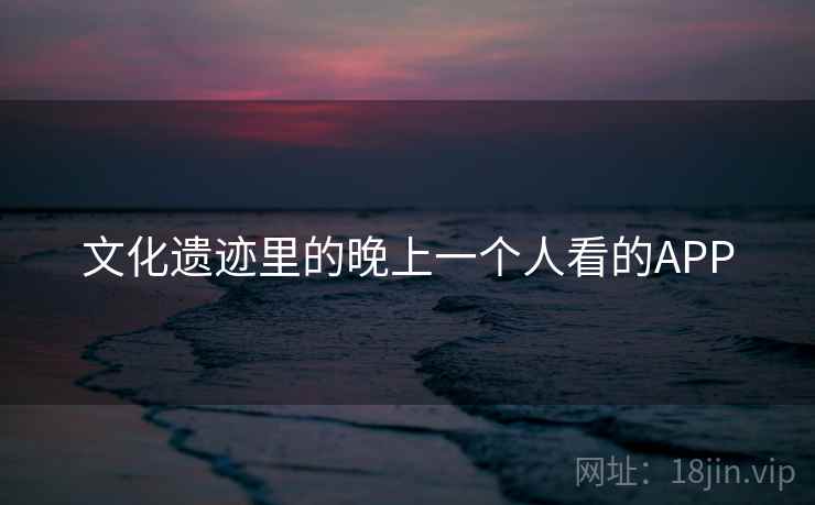 文化遗迹里的晚上一个人看的APP